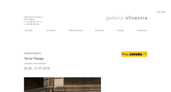 Desktop Screenshot of galeriasilvestre.com
