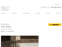 Tablet Screenshot of galeriasilvestre.com